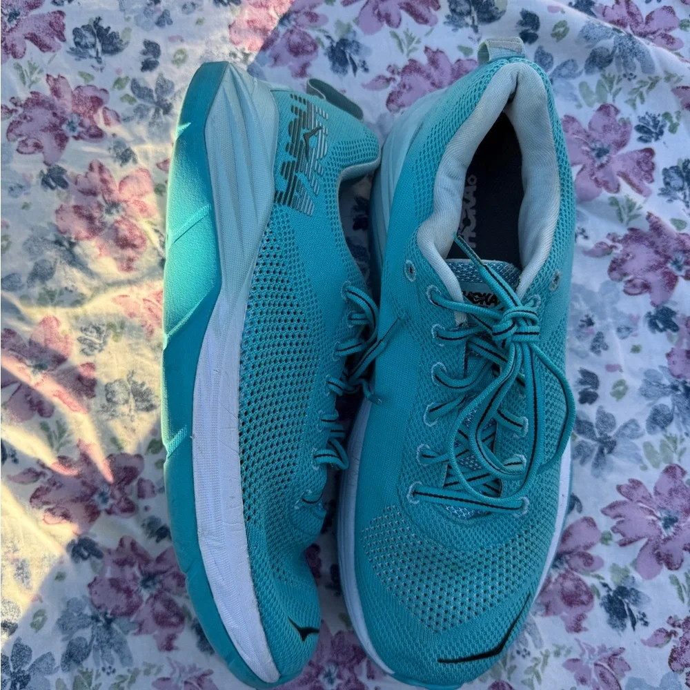 Hoka Teal Athletic Shoes - Picture 2 of 5